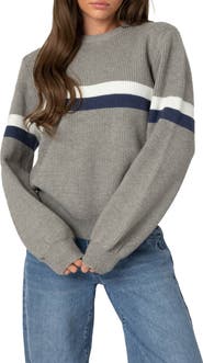 EDIKTED Stripe Oversize Sweater
