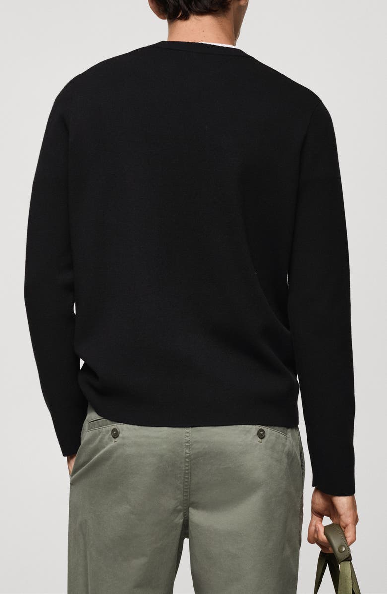 MANGO Regular Fit Fine Knit Sweater, Alternate, color, 