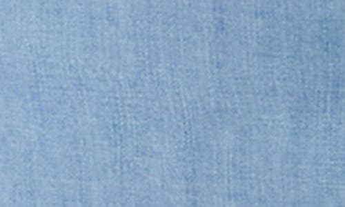 Wash Lab Denim Puff Sleeve Tie Belt Denim Shirtdress