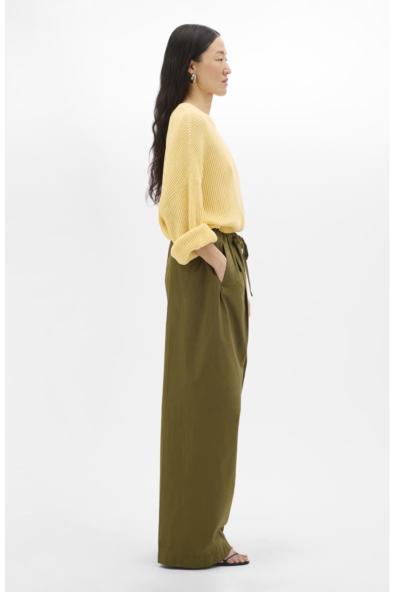 Draped Crew Knit, Alternate, color, Sun
