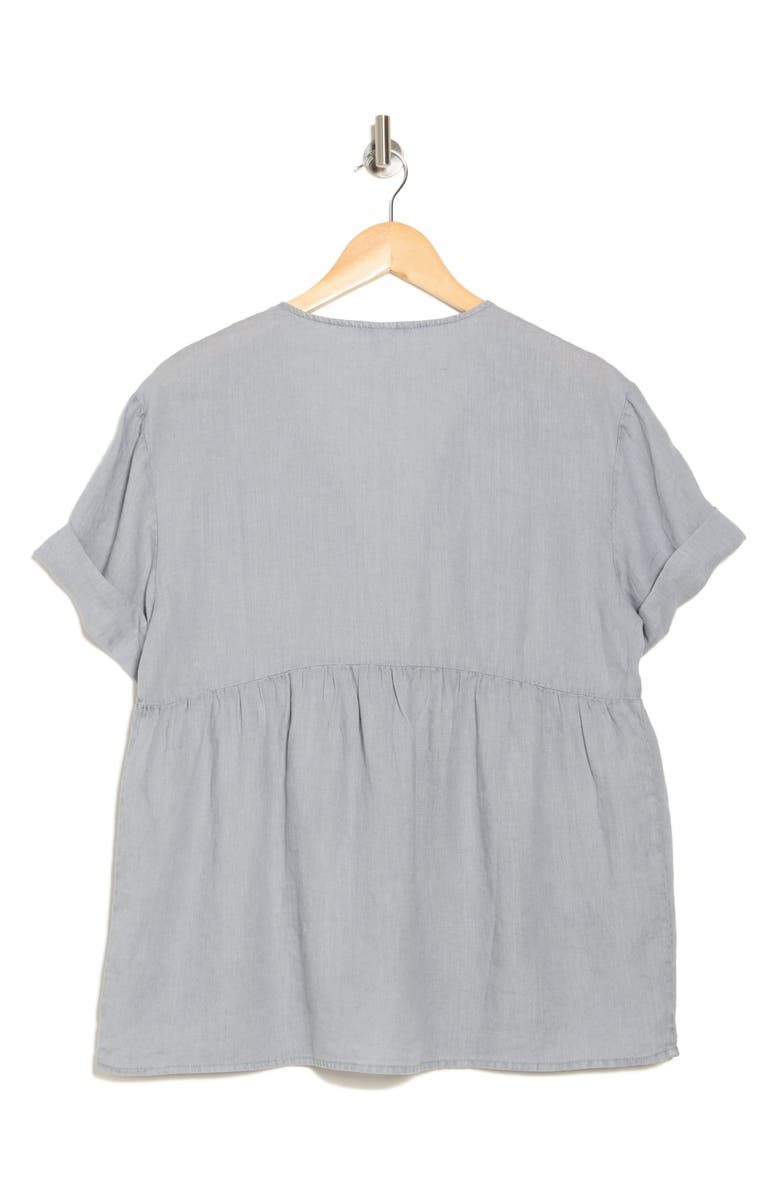 James Perse Dolman Sleeve Linen Top, Alternate, color,