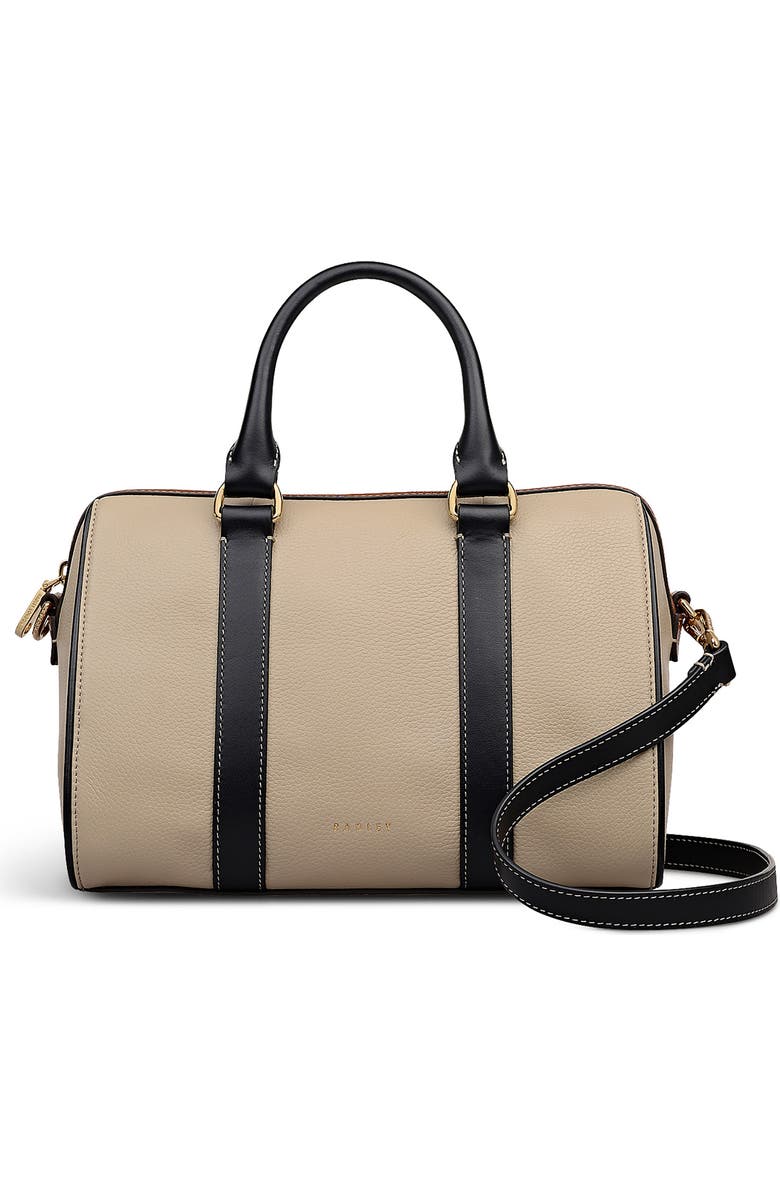 Radley Noble Alley Convertible Leather Crossbody Bag, Main, color, Porcini