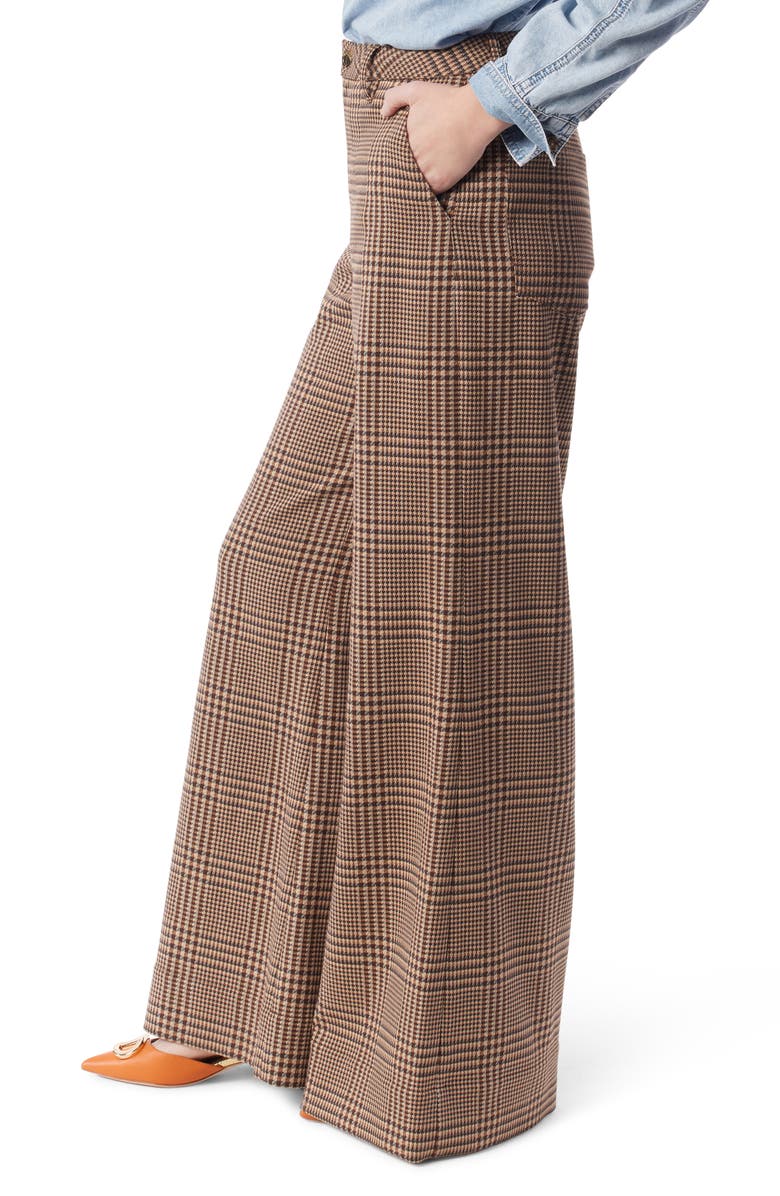DO by Dee Ocleppo Tabitha Plaid Wide Leg Pants, Alternate, color, Downtown Brown