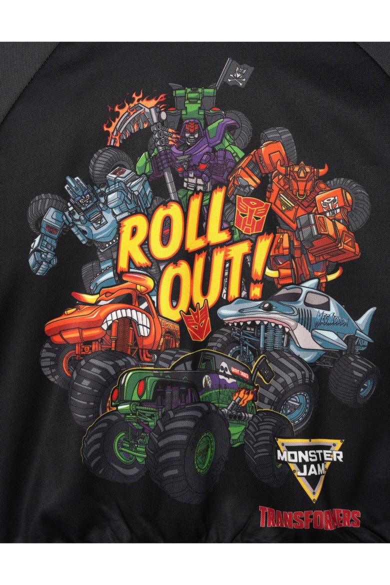Transformers Fleece Pullover Hoodie, Alternate, color, Black Dark Grey