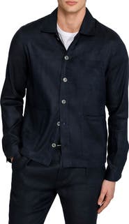 W.R.K Linen Blend Shirt Jacket