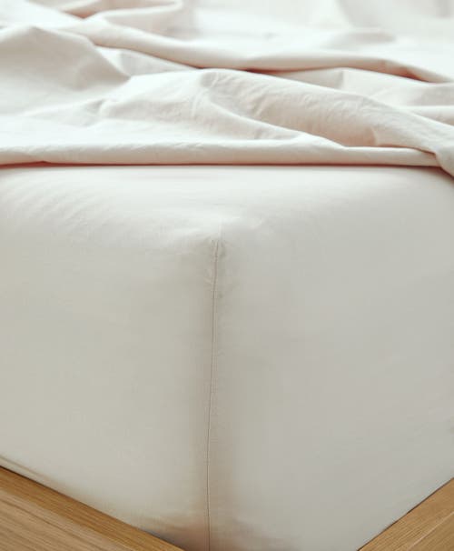 Pact Organic Cool-air Percale Fitted Sheet In Neutral