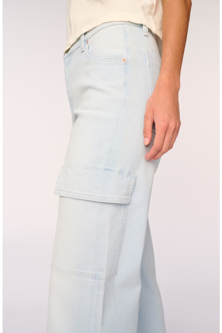 Zoie Relaxed Wide Leg Cargo Jeans, Alternate, color, POOLSIDE CARGO