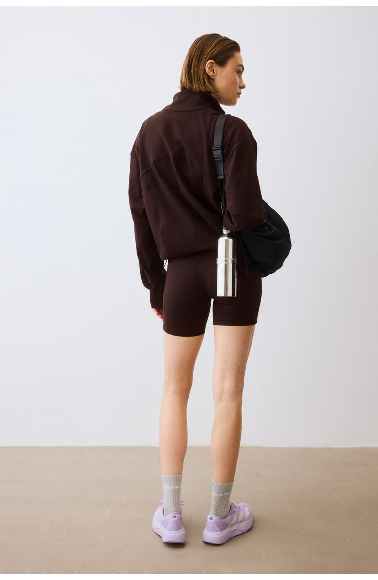 H&M Sports Track Jacket With Softmove, Alternate, color, Warm Brown