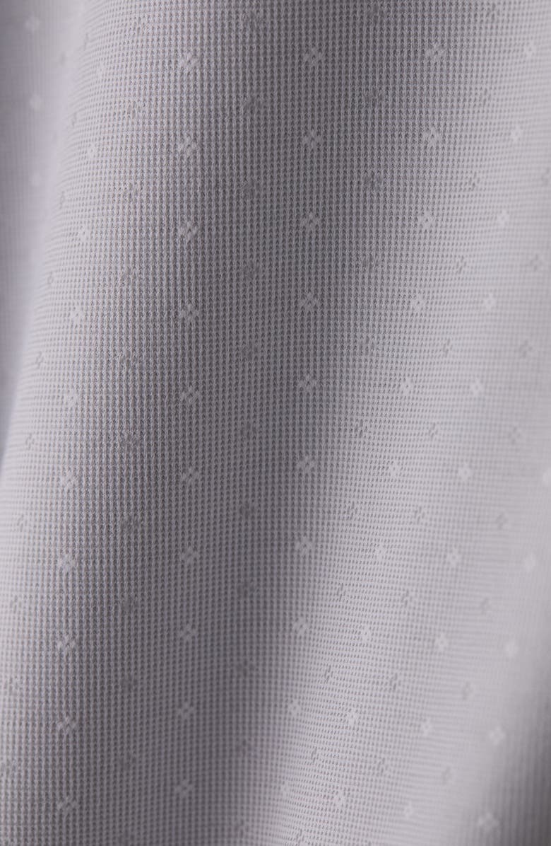 Rhone Commuter Slim Fit Button-Up Shirt, Alternate, color, Sleet Gray Micro Dot