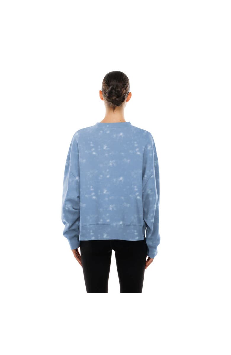 New Era Women's New Era  Light Blue Philadelphia Phillies Throwback Oversized Boxy Sweatshirt, Alternate, color, Light Blue