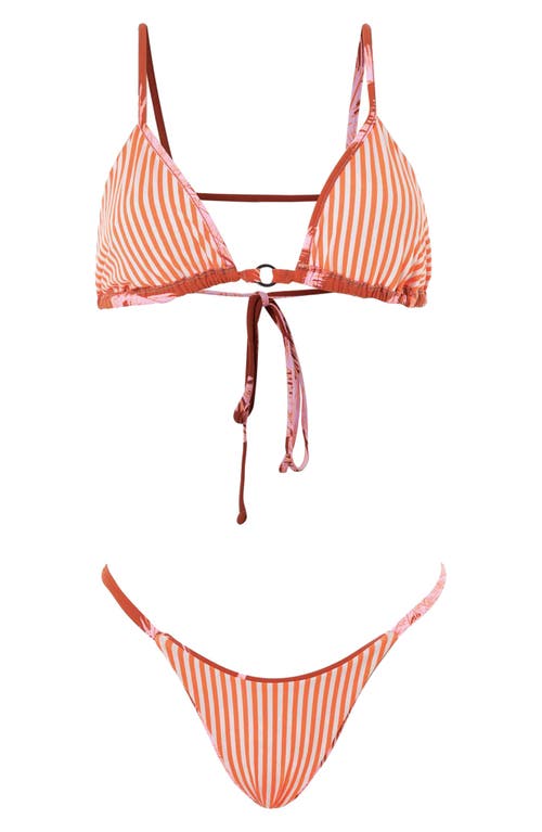 Maaji Palms Reversible Bikini Bottoms In Multi