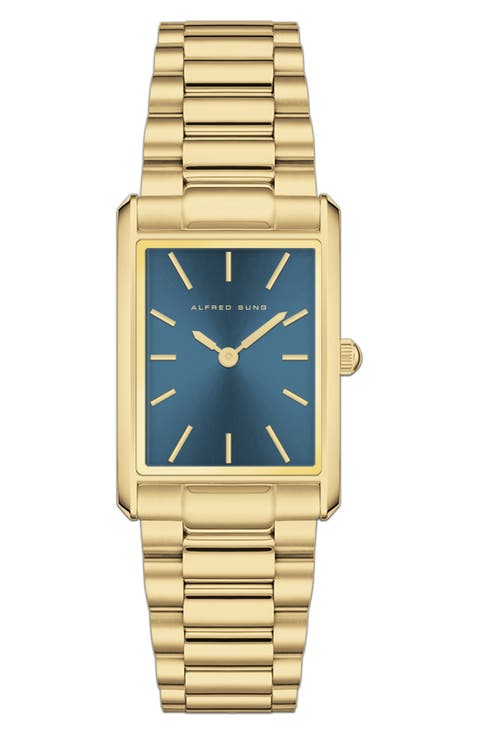 Horizon Rectangular Bracelet Watch, 22mm x 32mm