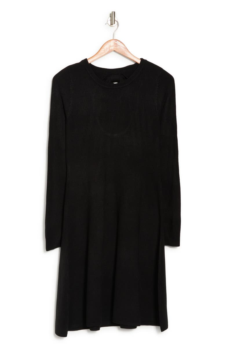 Vince Camuto Long Sleeve Fit & Flare Sweater Dress, Alternate, color, 
