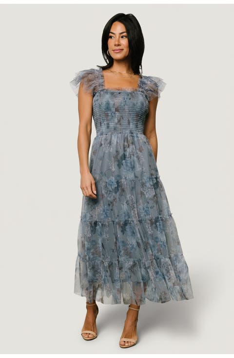 Clementine Tulle Midi Dress
