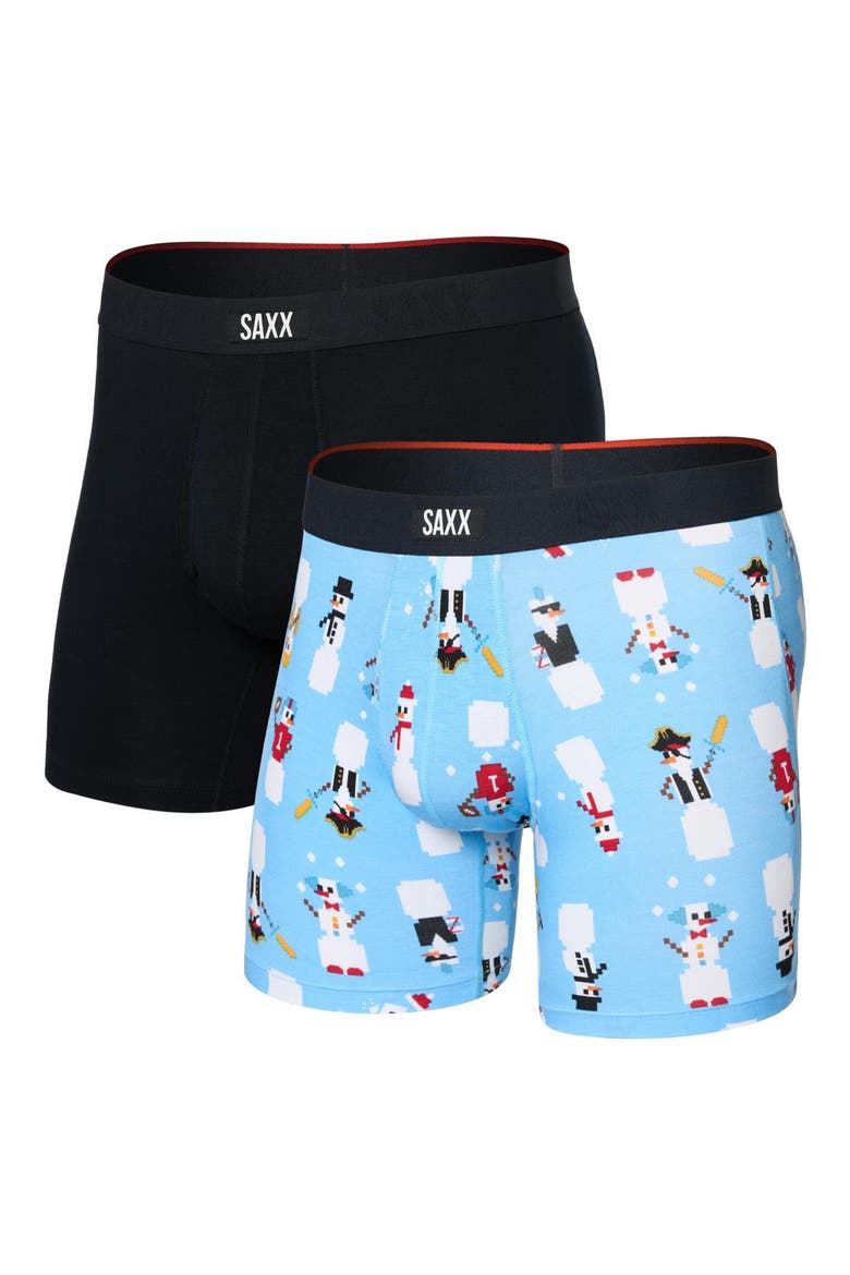 Vibe Xtra Assorted 2-Pack Boxer Briefs, Alternate, color, FROSTY THE GAMER/BLK