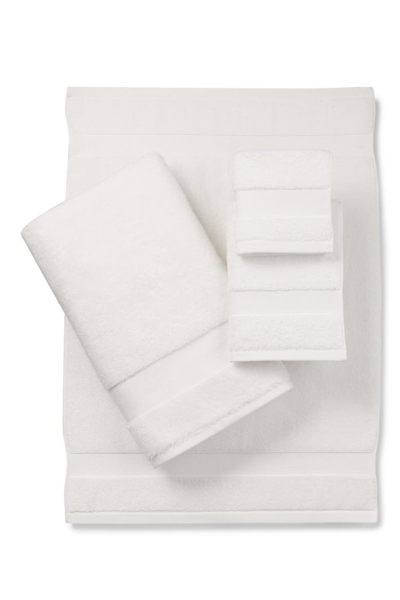 Watson Cotton Terry Cloth Bath Towel, Alternate, color, WHITE