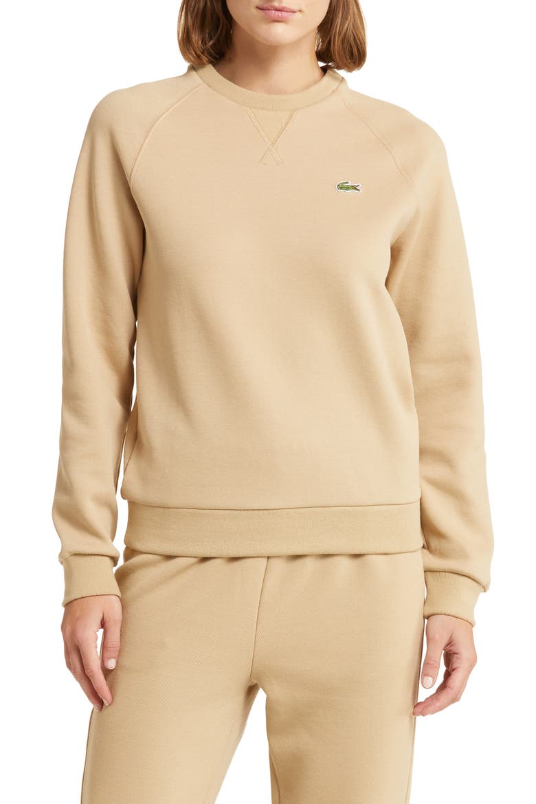 x BANDIER Raglan Sleeve Piqué Sweatshirt, Main, color, S1I ECO SAND