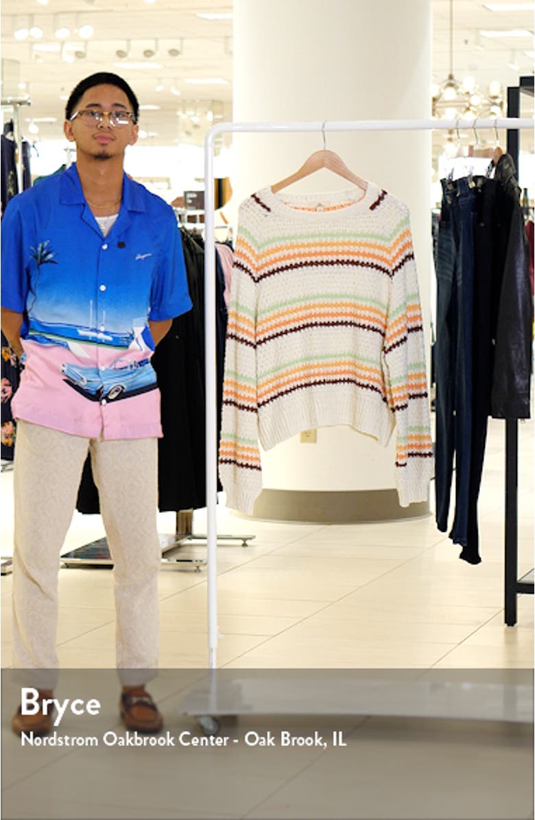 Holiday Tropics Stripe Sweater, sales video thumbnail