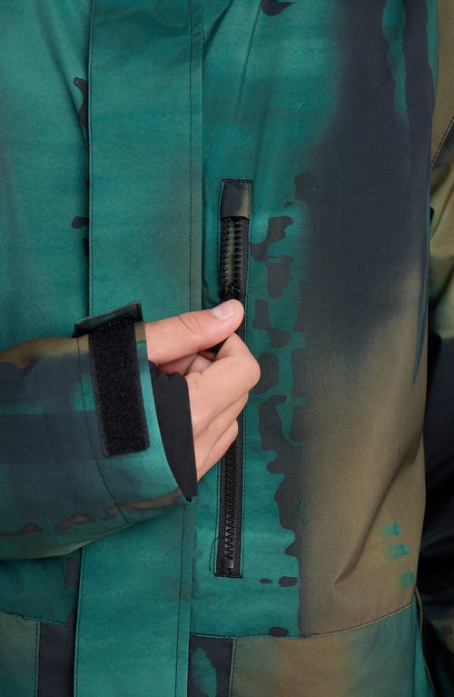 Quiksilver Men's Mission Printed Long-sleeve Jacket In Green