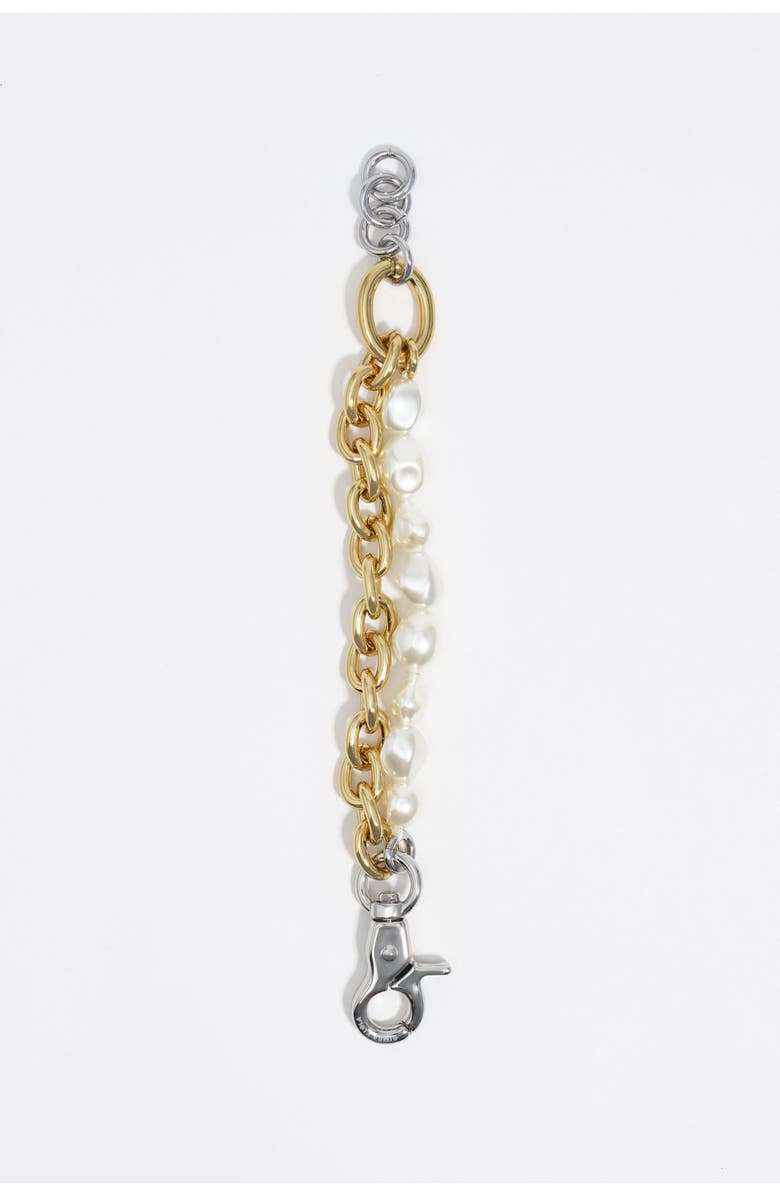 Bimba y Lola Two-Tone Double-Layer Chain Bracelet, Alternate, color, Multigold