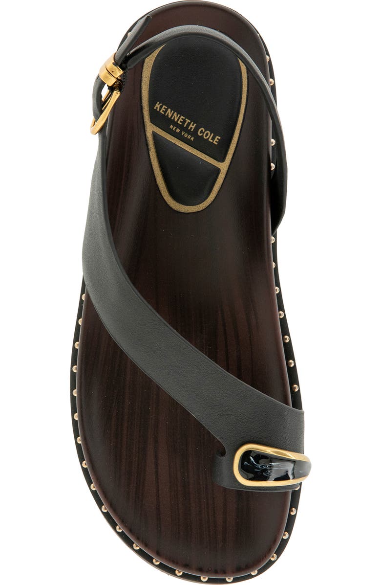 Kenneth Cole Dixon Sandal, Alternate, color, Black Leather