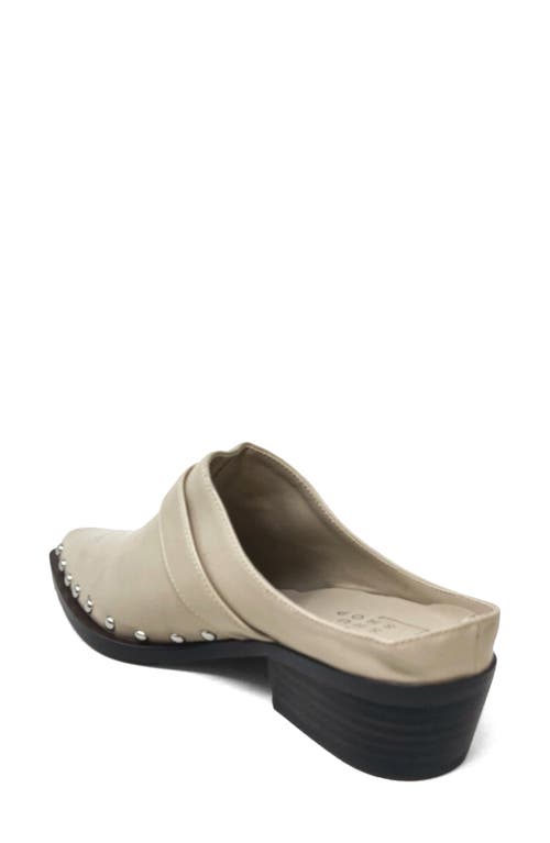 Shushop Tessa Studded Mule In Neutral