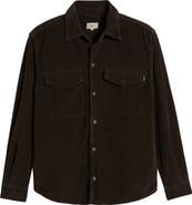 DL1961 Hudson Perry Corduroy Snap-Up Overshirt