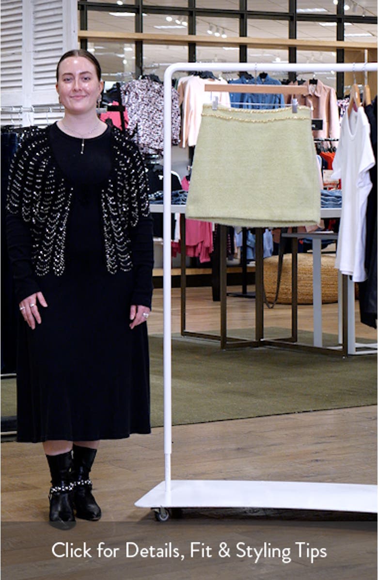 Chain Trim Miniskirt, sales video thumbnail