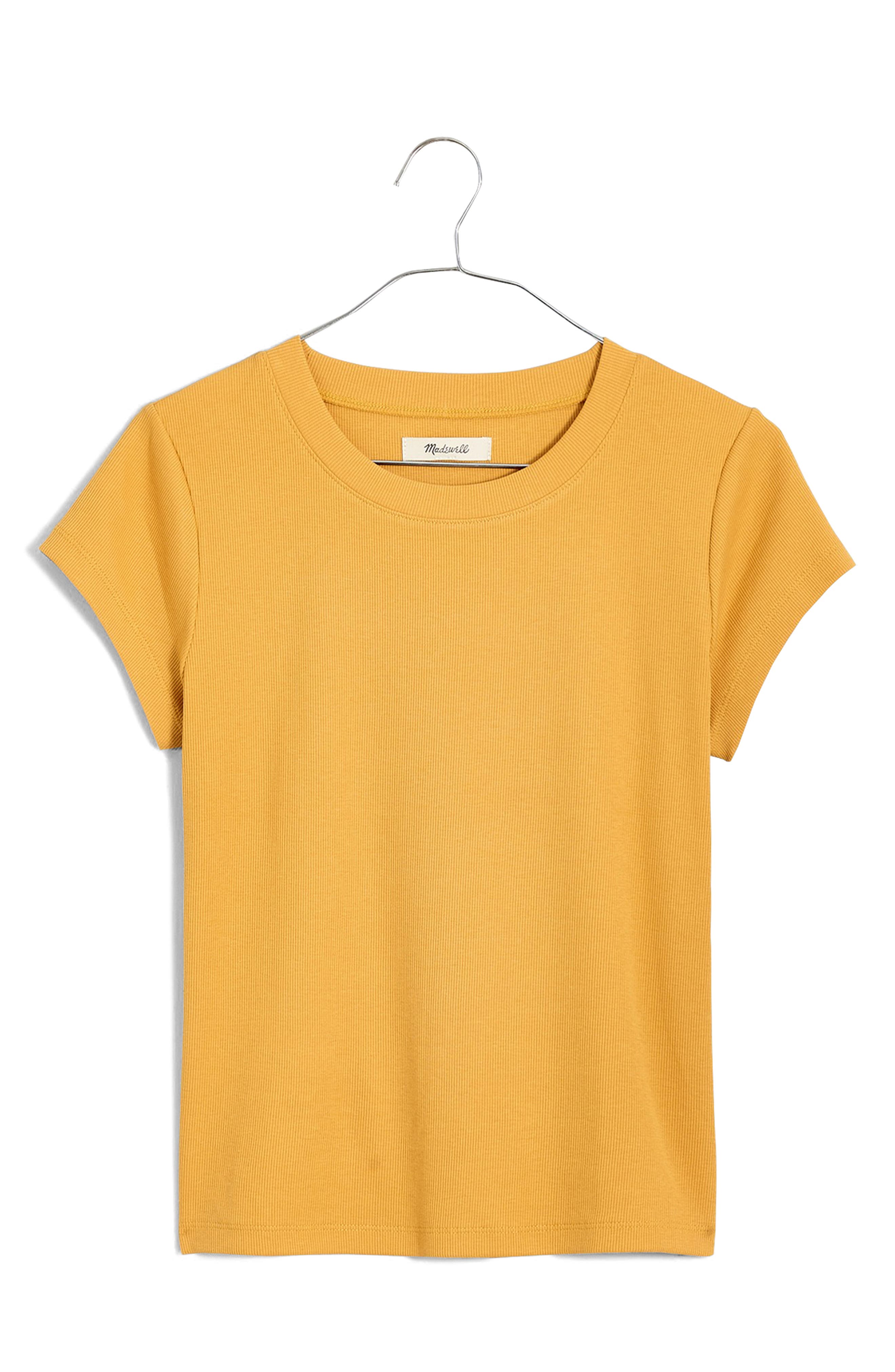 Supima® Cotton Rib T-Shirt (Women) | Nordstrom