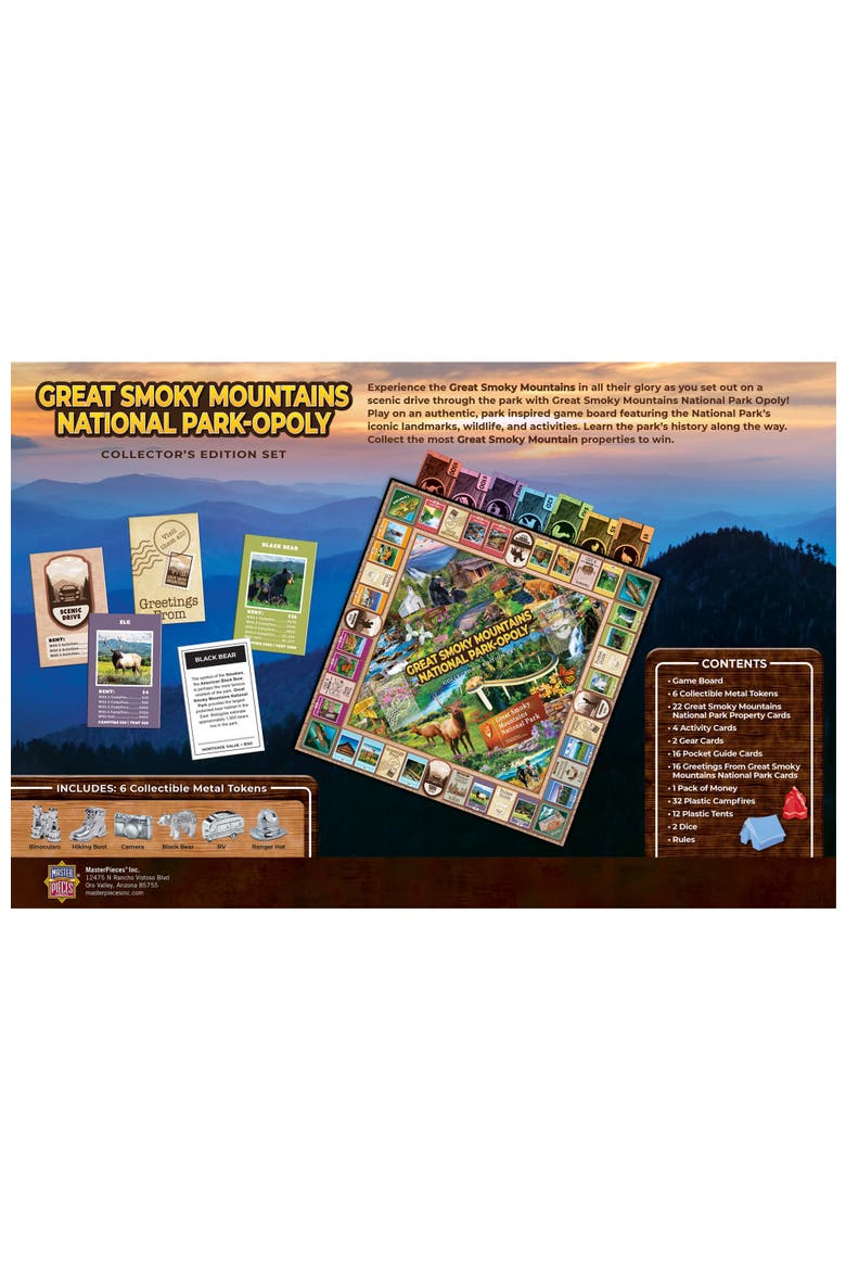 Great Smoky Mountains Opoly, Alternate, color, Multicolor