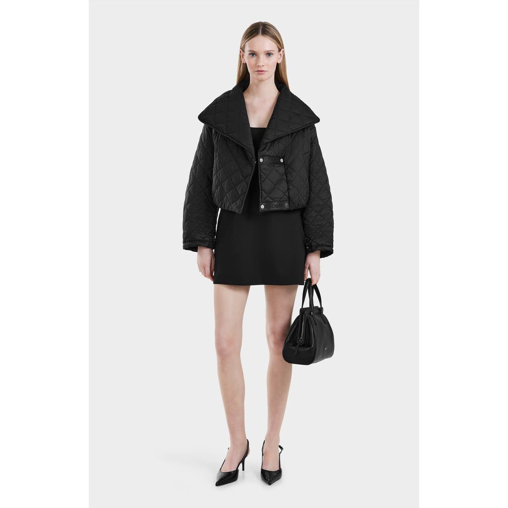 Rudsak Kalee Women's Quilted Short Coat In Black