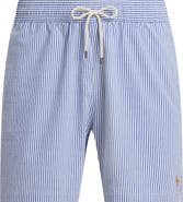 Polo Ralph Lauren Traveler Seersucker Swim Trunks