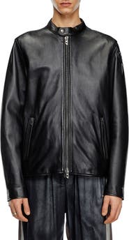 DIESEL® L-Carver Leather Moto Jacket