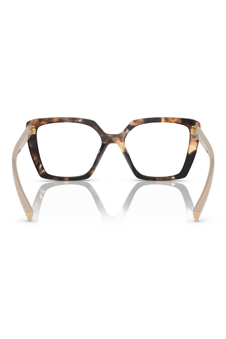 51mm Square Optical Glasses, Alternate, color, BROWN TORT