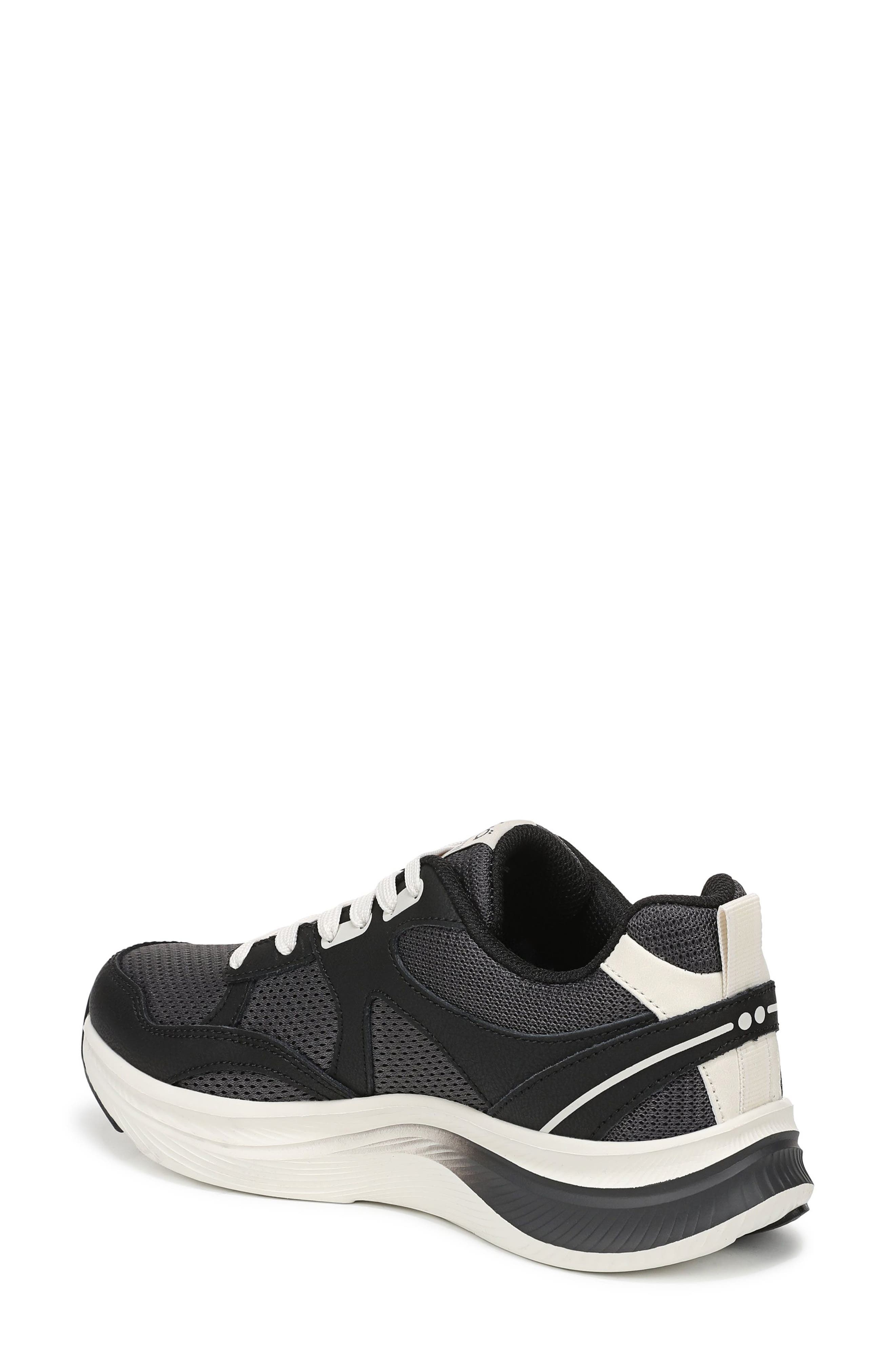 Gratify Walking Shoe, Alternate, color, BLACK LEATHER/ MESH