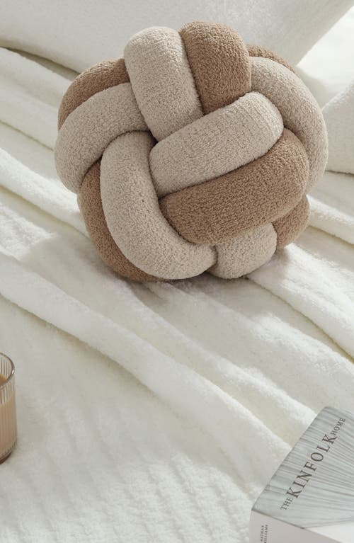 Sunday Citizen Knot Snug Accent Pillow In Neutral