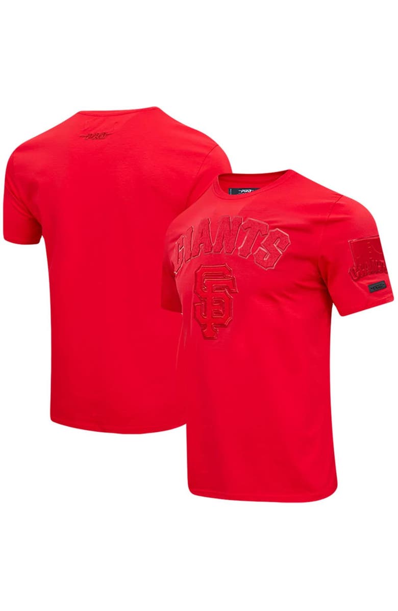 PRO STANDARD Men's Pro Standard San Francisco Giants Classic Triple Red T-Shirt, Main, color, Red