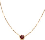 Argento Vivo Sterling Silver Birthstone Pendant Necklace