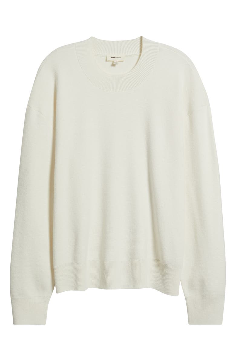 Mavi Jeans Crewneck Sweater, Alternate, color, Antique White