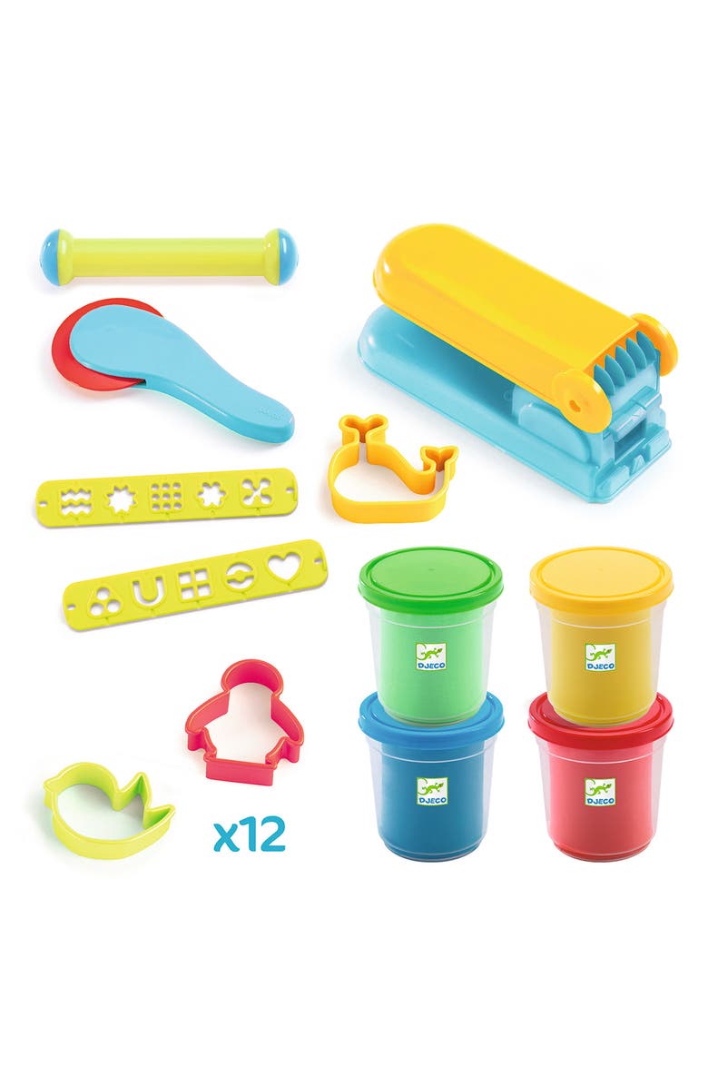 Djeco Introduction to Dough Playset, Alternate, color, Multi