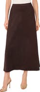Vince Camuto Faux Suede A-Line Skirt