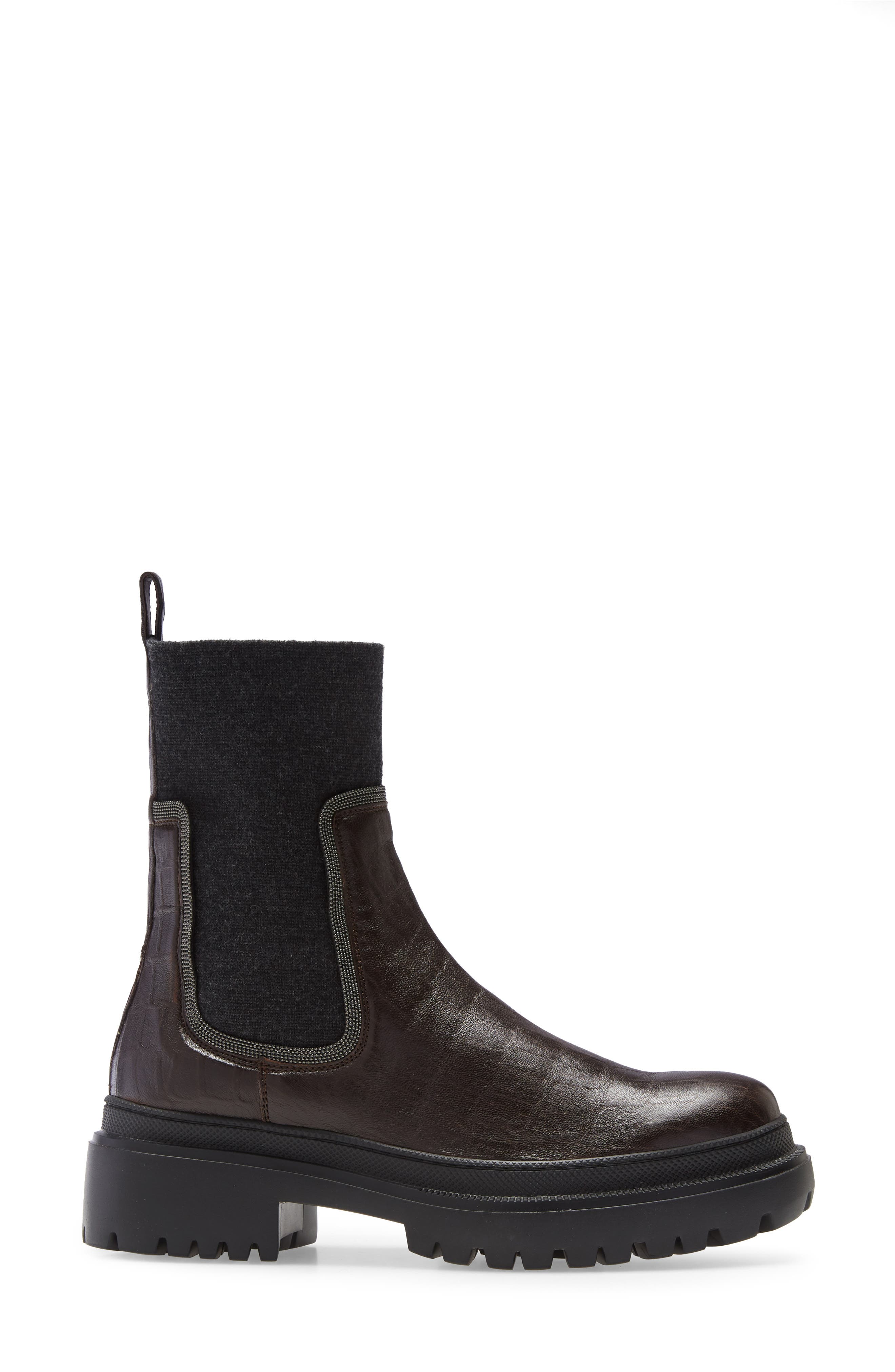 Monili Platform Chelsea Boot, Alternate, color, ESPRESSO