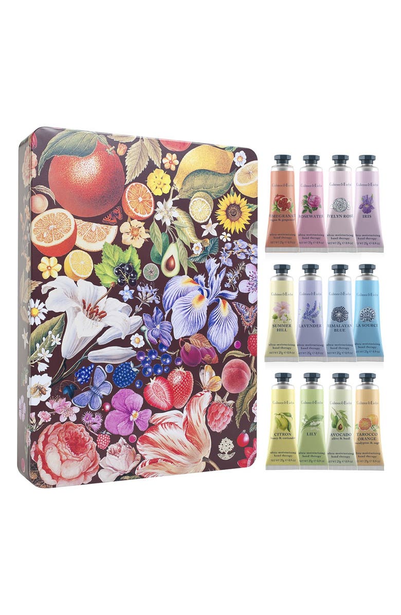 Crabtree & Evelyn 'Hand Therapy' Paint Tin Box Set, Main, color, 