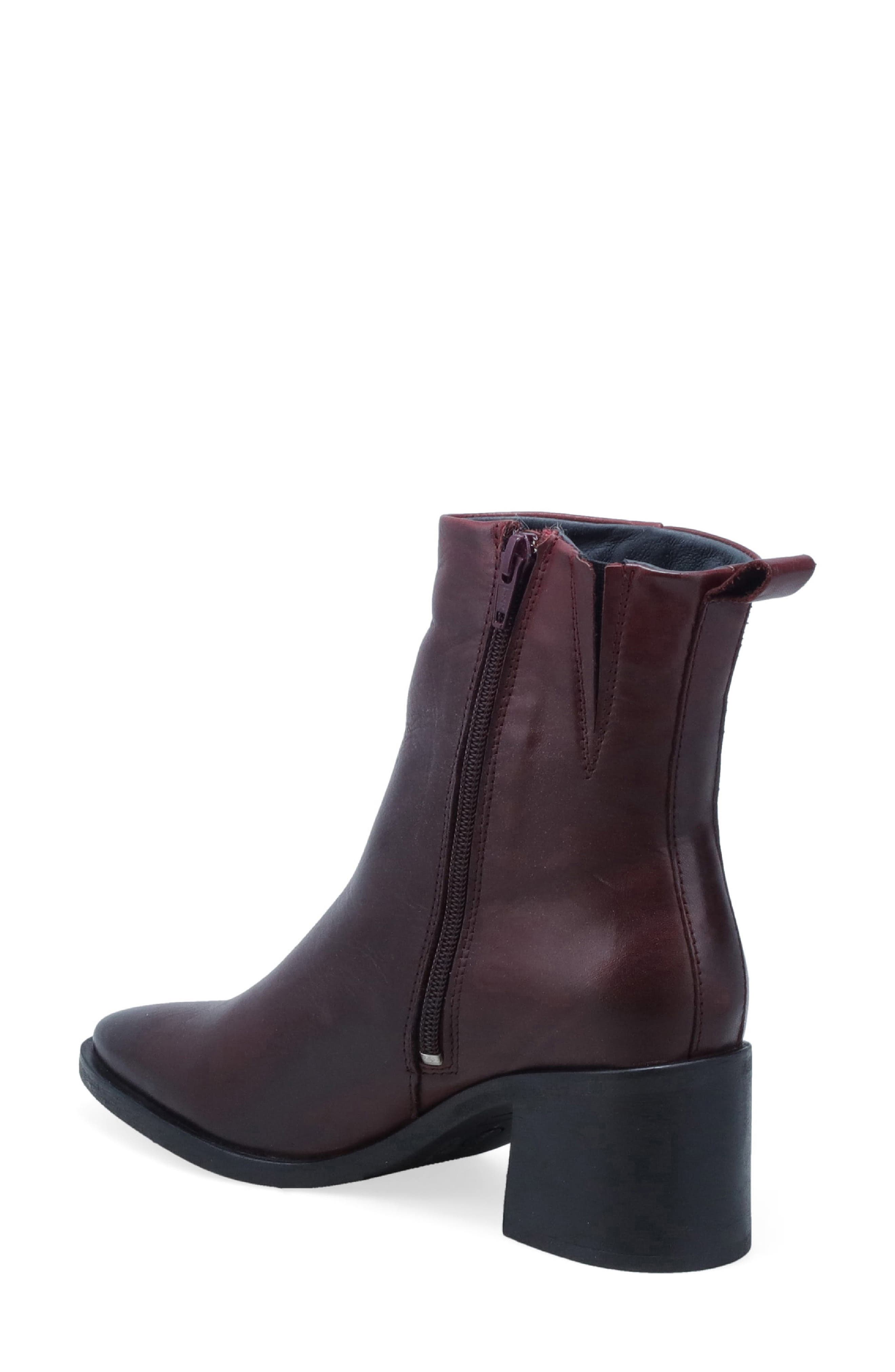 Jessica Block Heel Bootie, Alternate, color, WINE