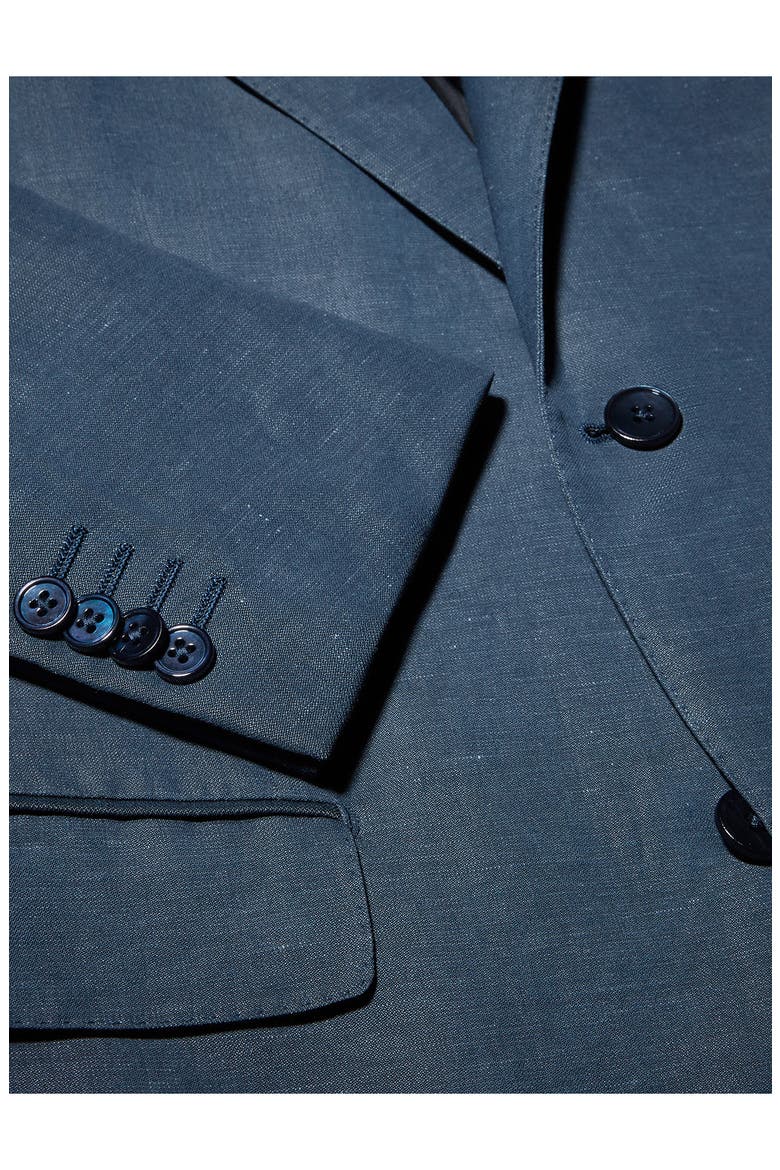 Trofeo Wool & Linen Sport Coat, Alternate, color, BLUE