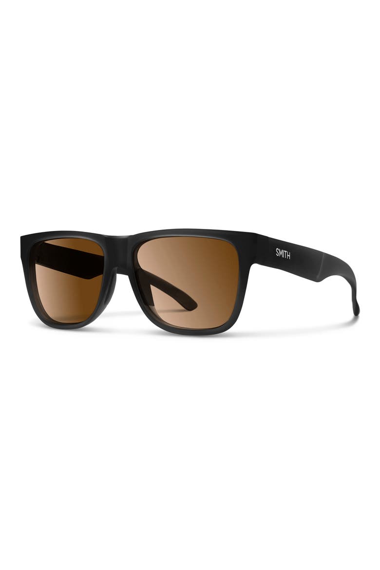 Lowdown 2 55mm ChromaPop™ Polarized Square Sunglasses, Alternate, color, BLACK / PHOTOCHROMIC
