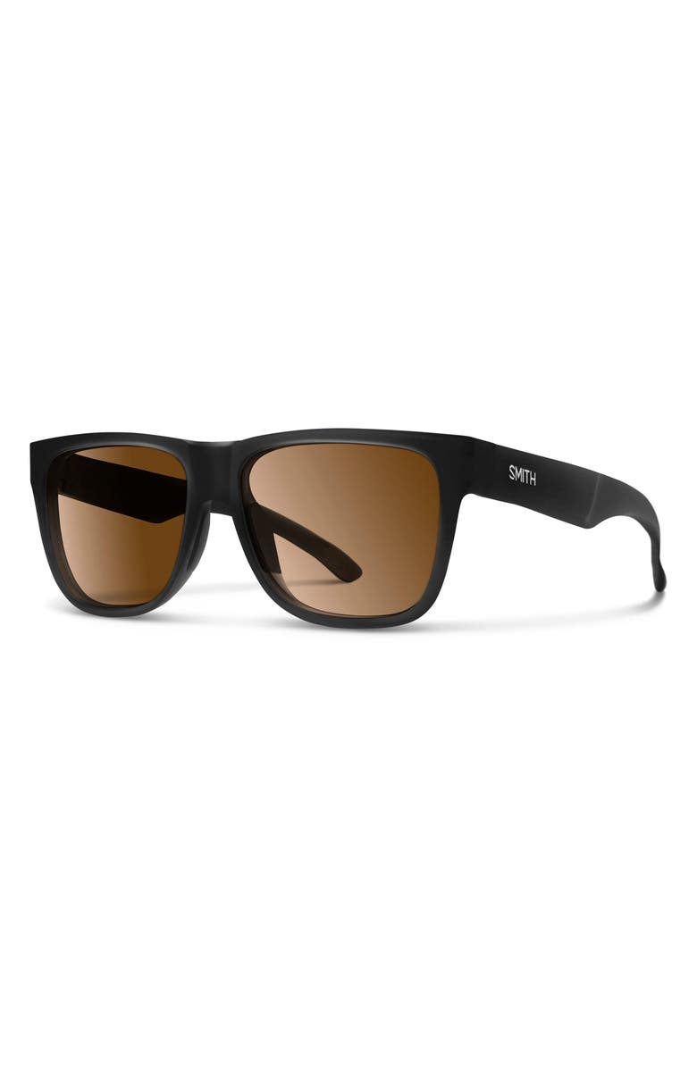 Smith Lowdown 2 55mm ChromaPop<sup>™</sup> Polarized Square Sunglasses, Alternate, color, Black / Photochromic