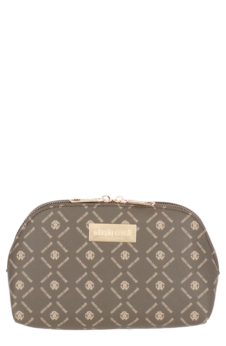 Roberto Cavalli Monogram Pouch, Main, color,