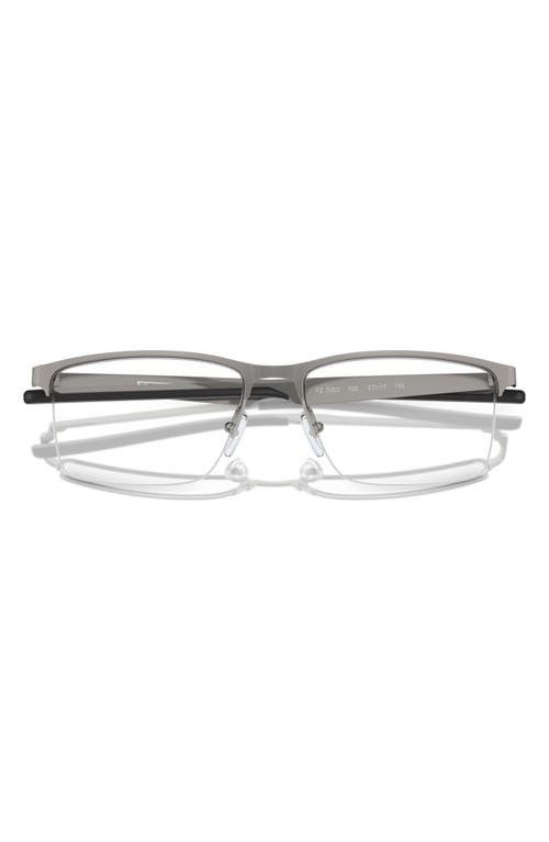 Scuderia Ferrari 57mm Rectangle Optical Glasses In Gray