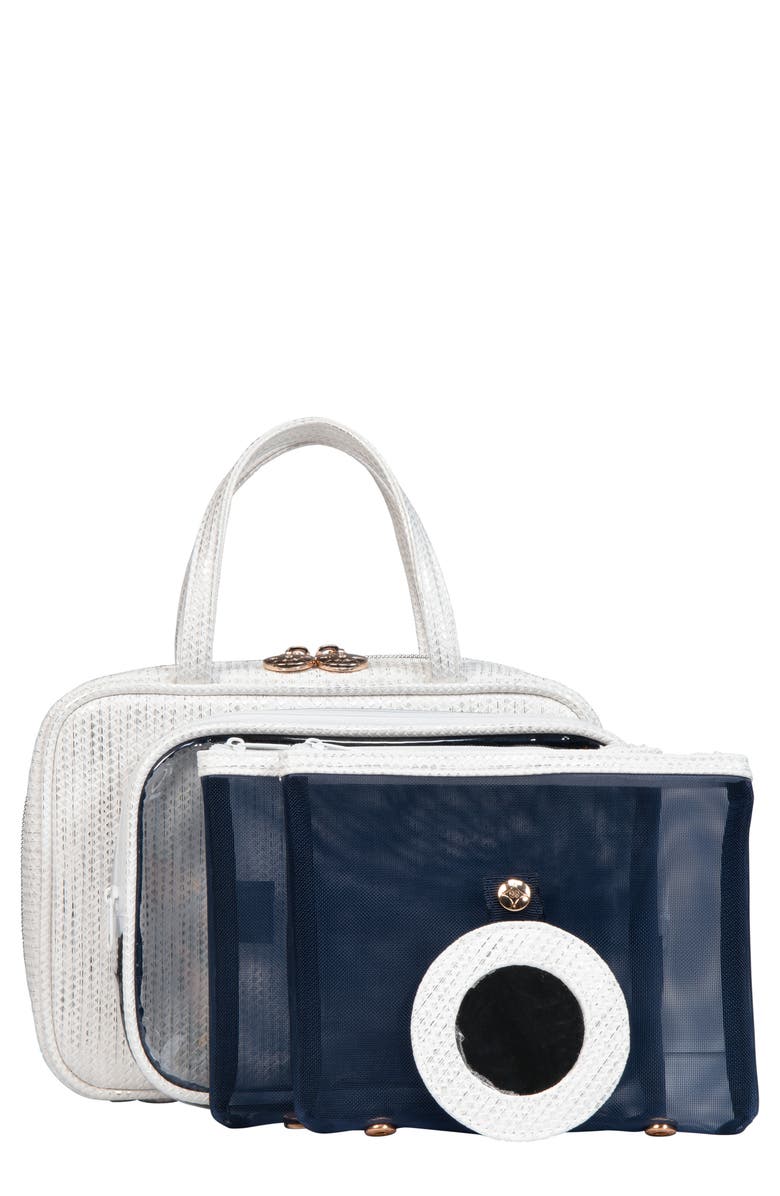 Stephanie Johnson Aruba ML Traveler Cosmetics Case, Main, color, 